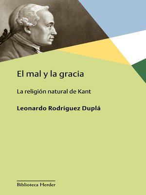 cover image of El mal y la gracia